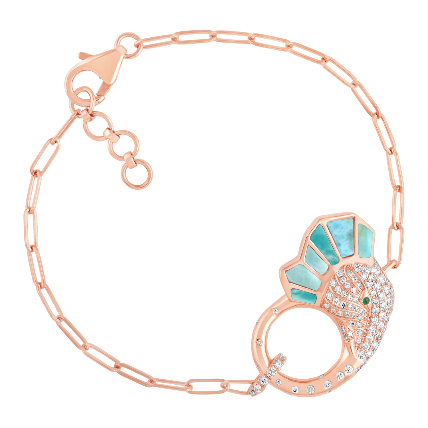 The Tusker Bracelet - Larimar