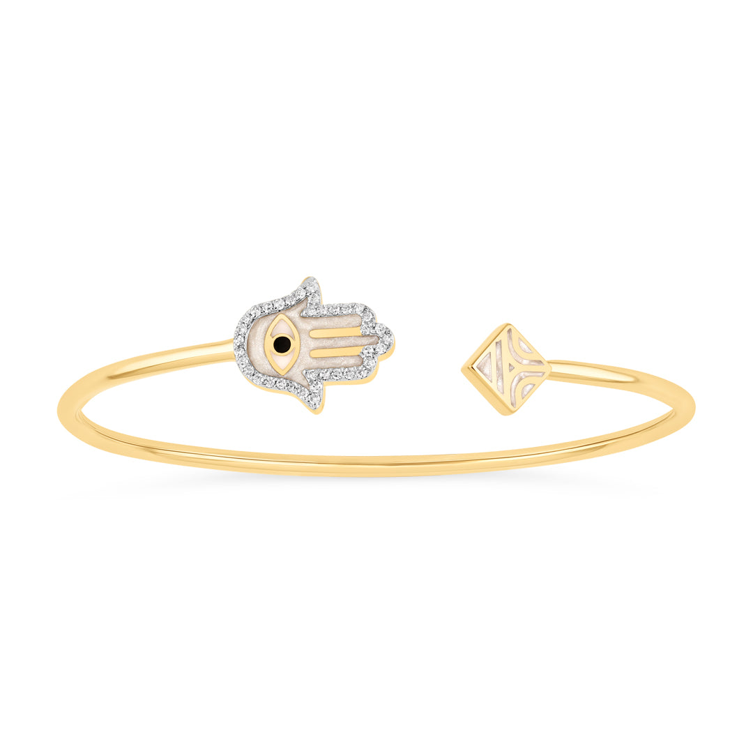 The Hamsa Flexi Bangle