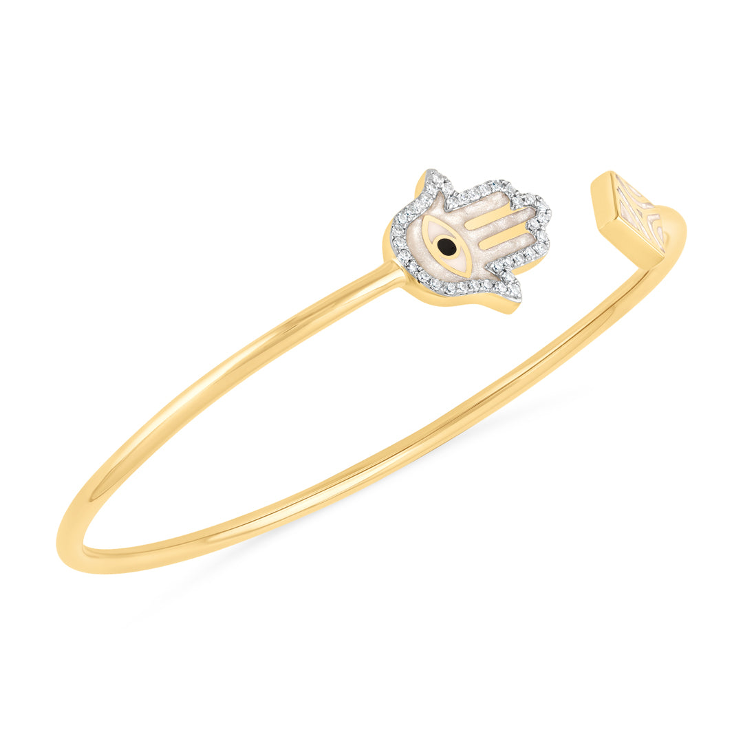 The Hamsa Flexi Bangle