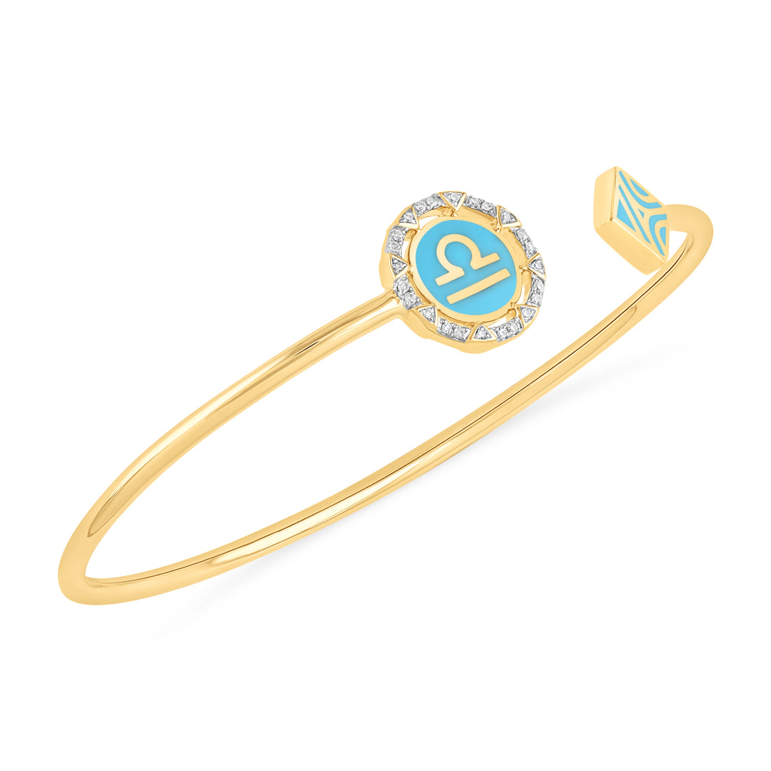 Libra Zodiac Flexi Bangle