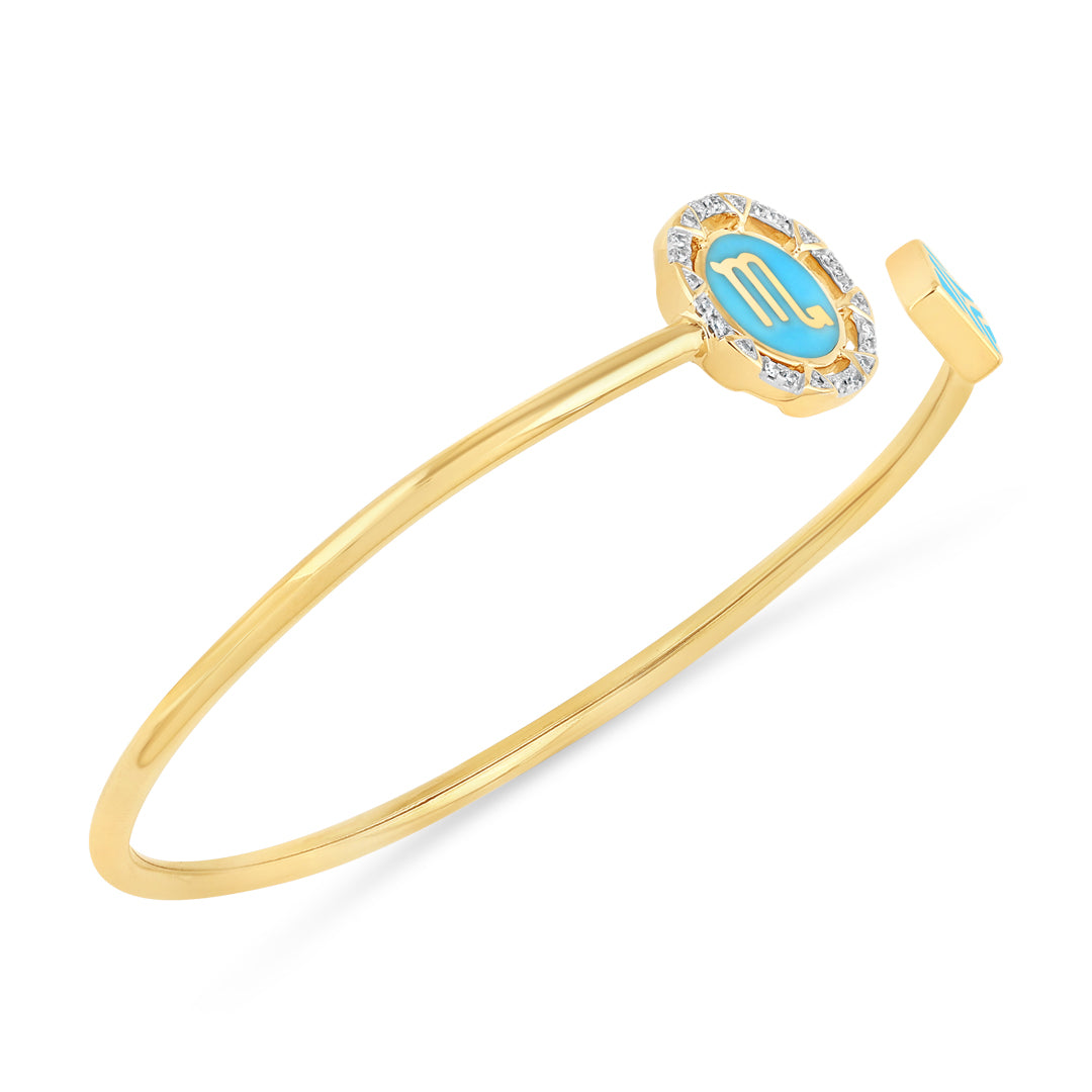 Scorpio Zodiac Flexi Bangle