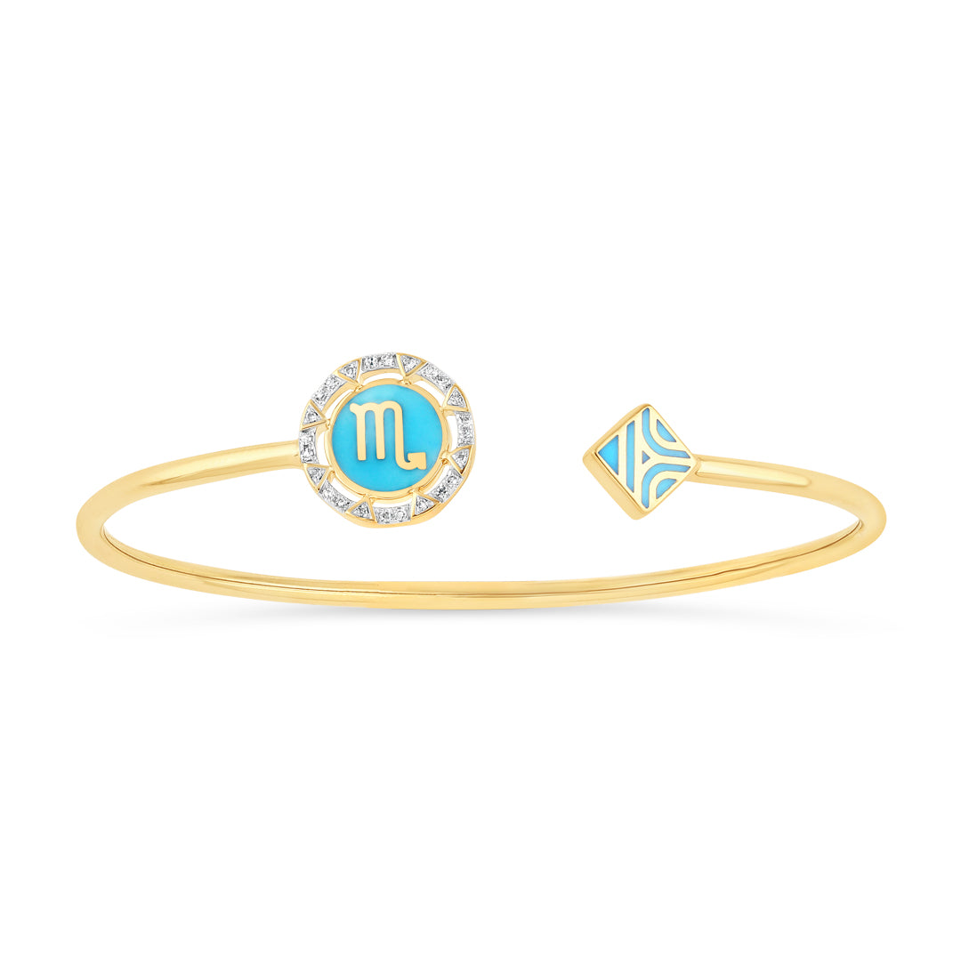 Scorpio Zodiac Flexi Bangle