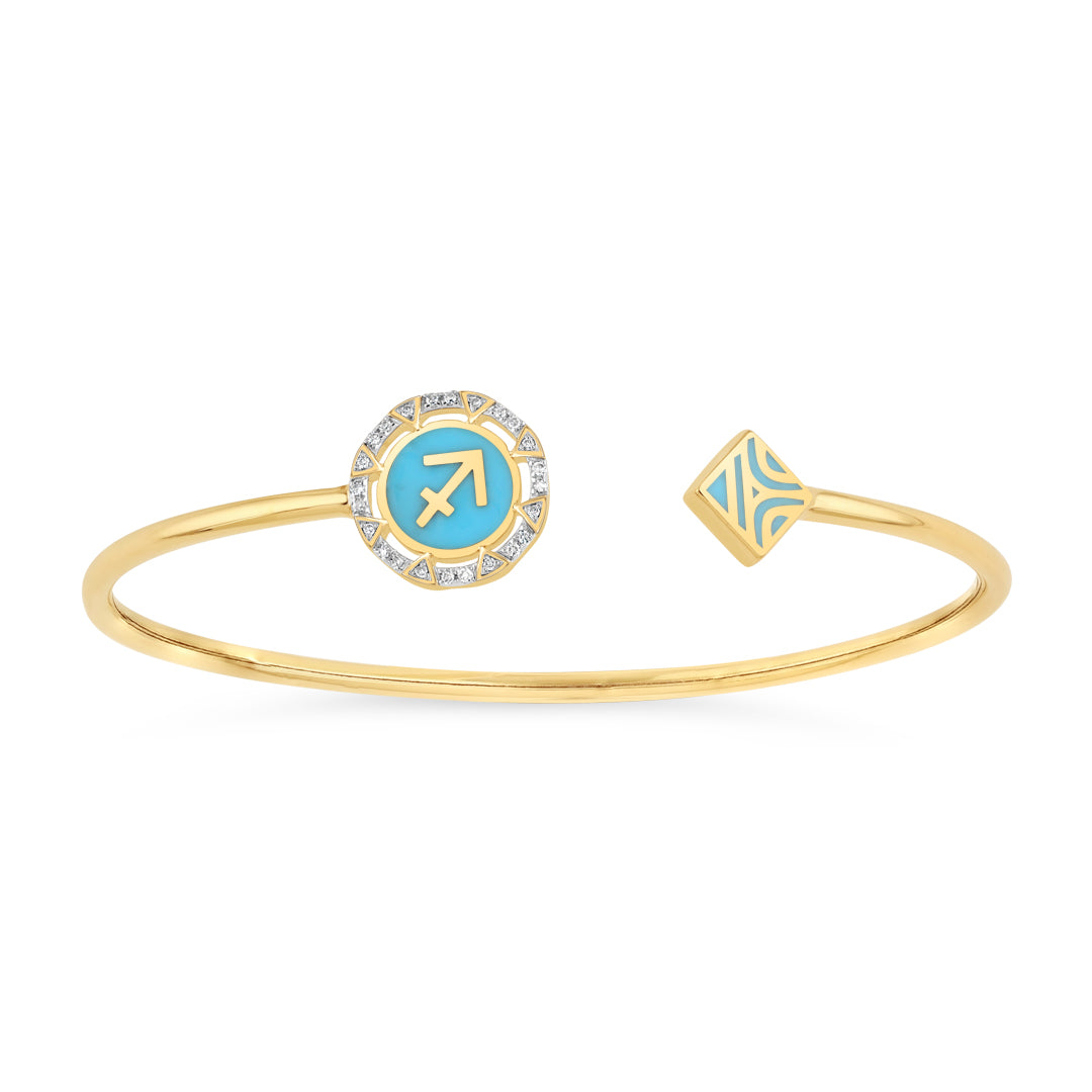 Sagittarius Zodiac Flexi Bangle