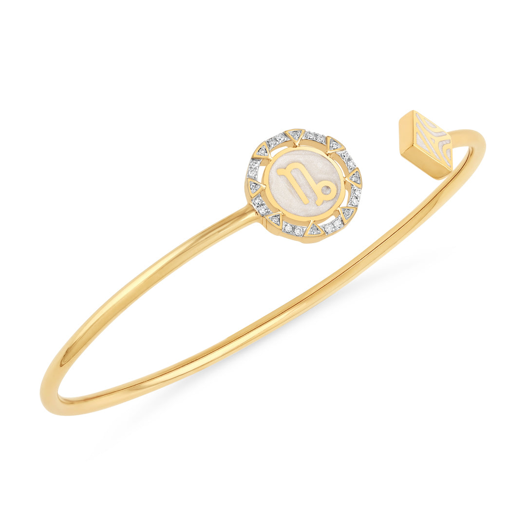 Capricon Zodiac Flexi Bangle