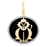 Leo Zodiac Symbol Charm