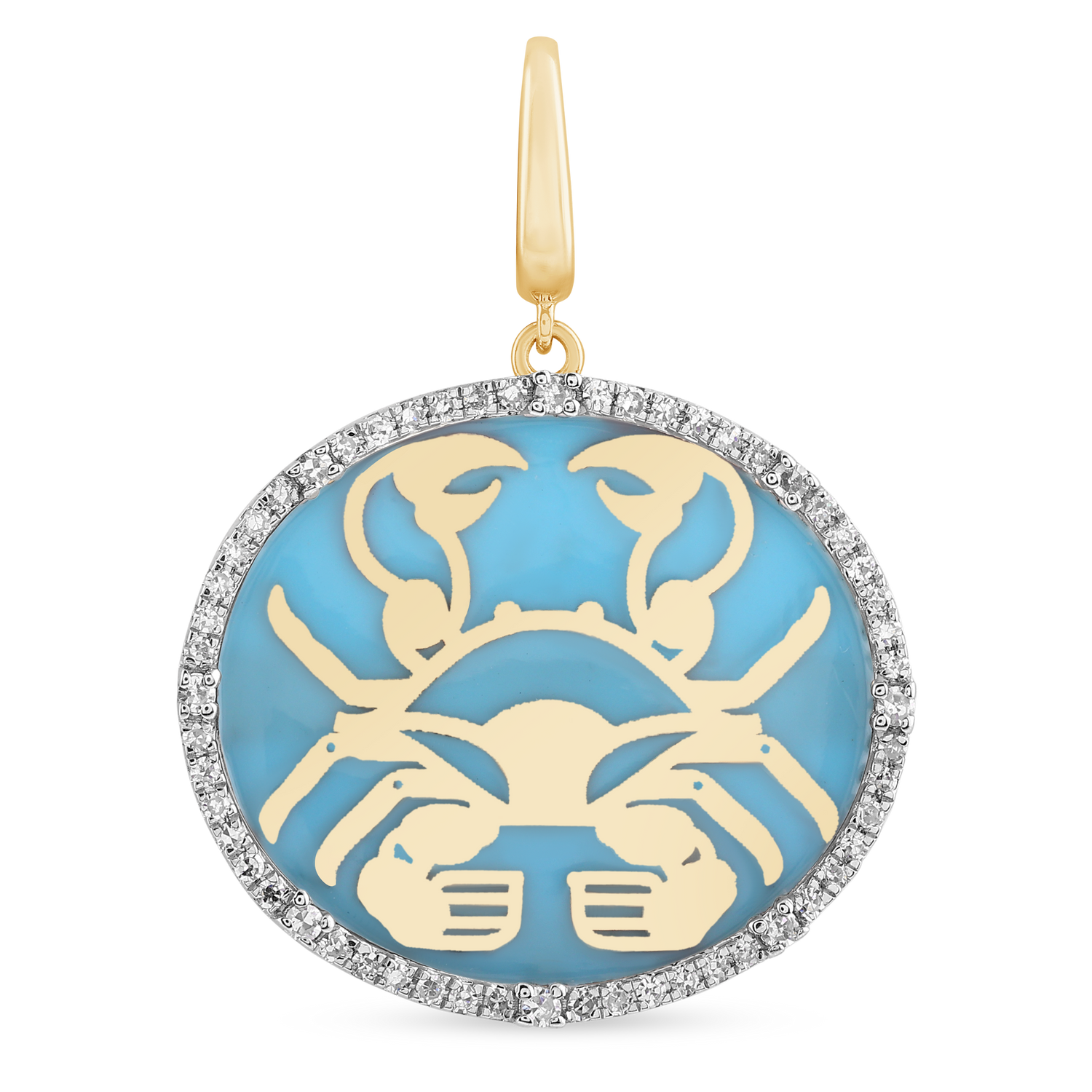 Cancer  Zodiac Symbol Charm