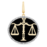 Libra Zodiac Symbol Charm