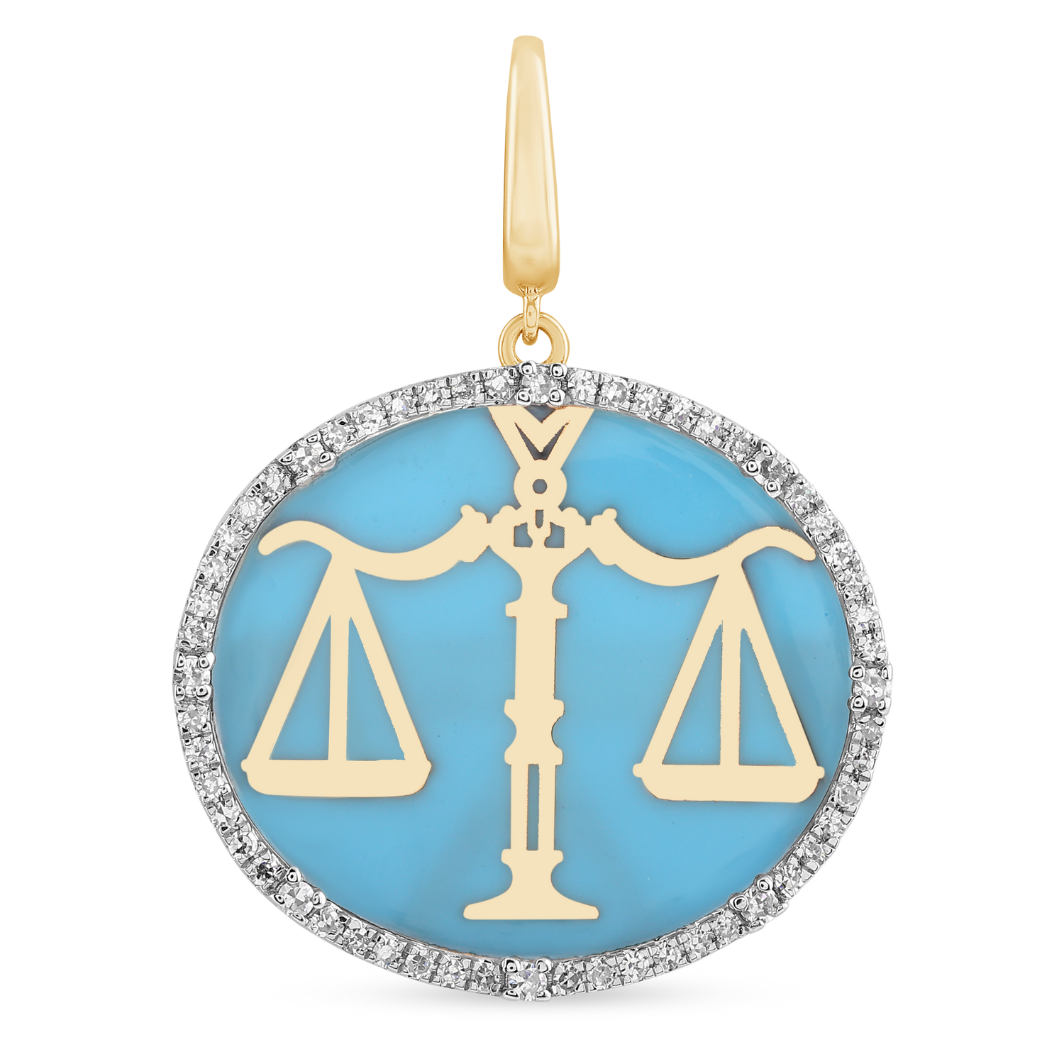 Libra Zodiac Symbol Charm