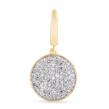 The Studded Diamond Circle Charm