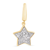 The Studded Diamond Star Charm