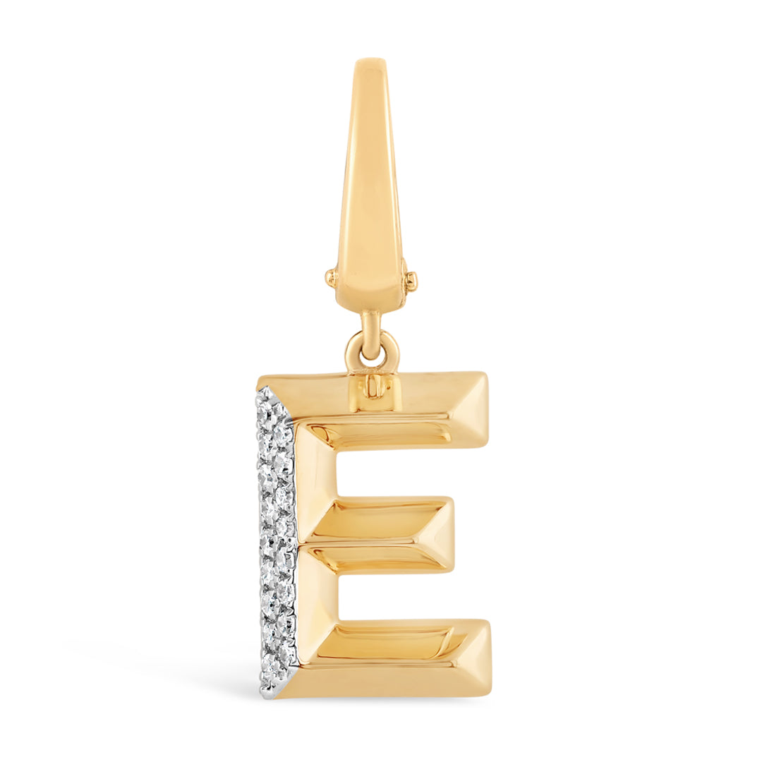 Mini Alphabet Charm - Yellow Gold