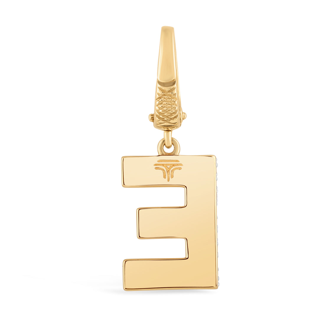 Mini Alphabet Charm - Yellow Gold