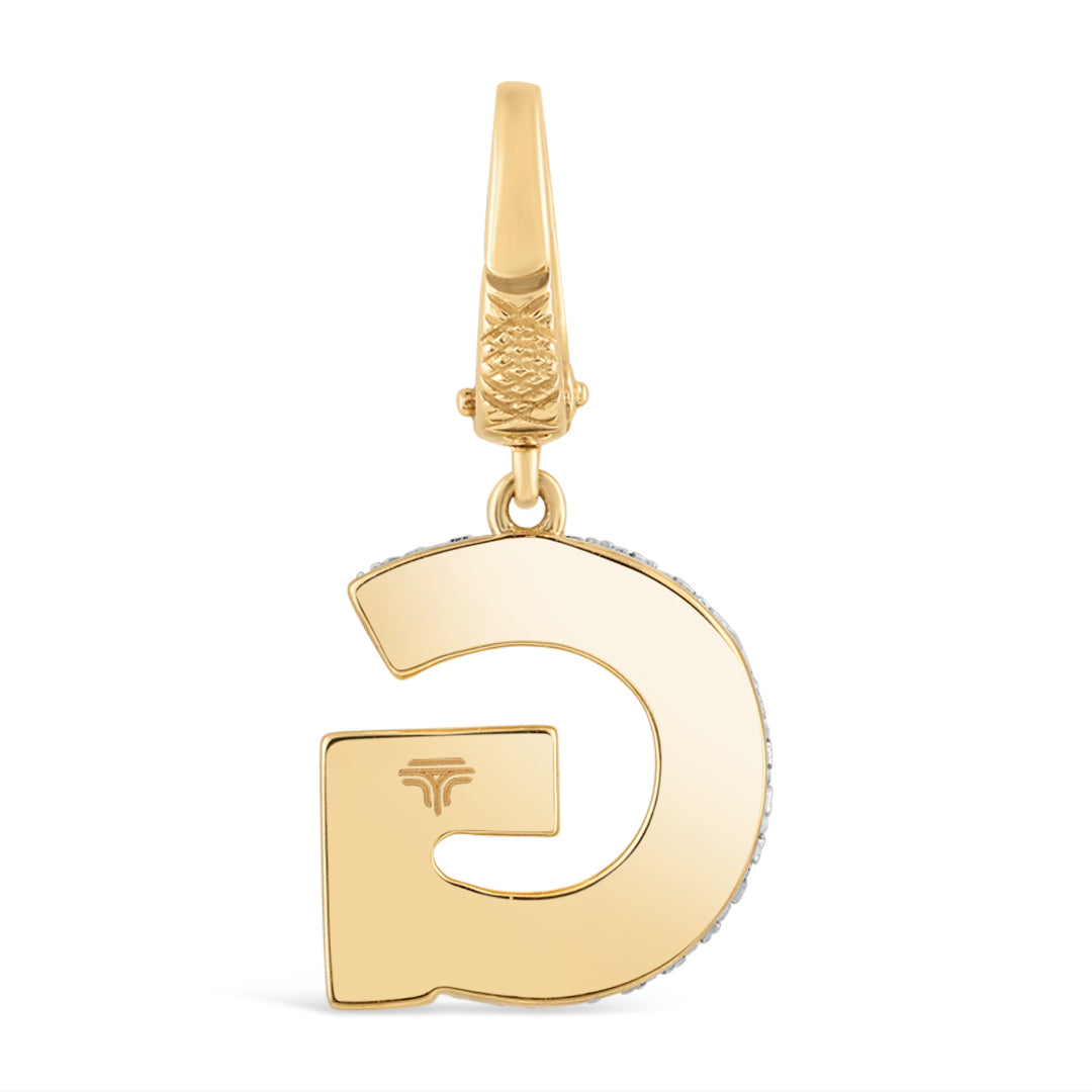 Mini Alphabet Charm - Yellow Gold