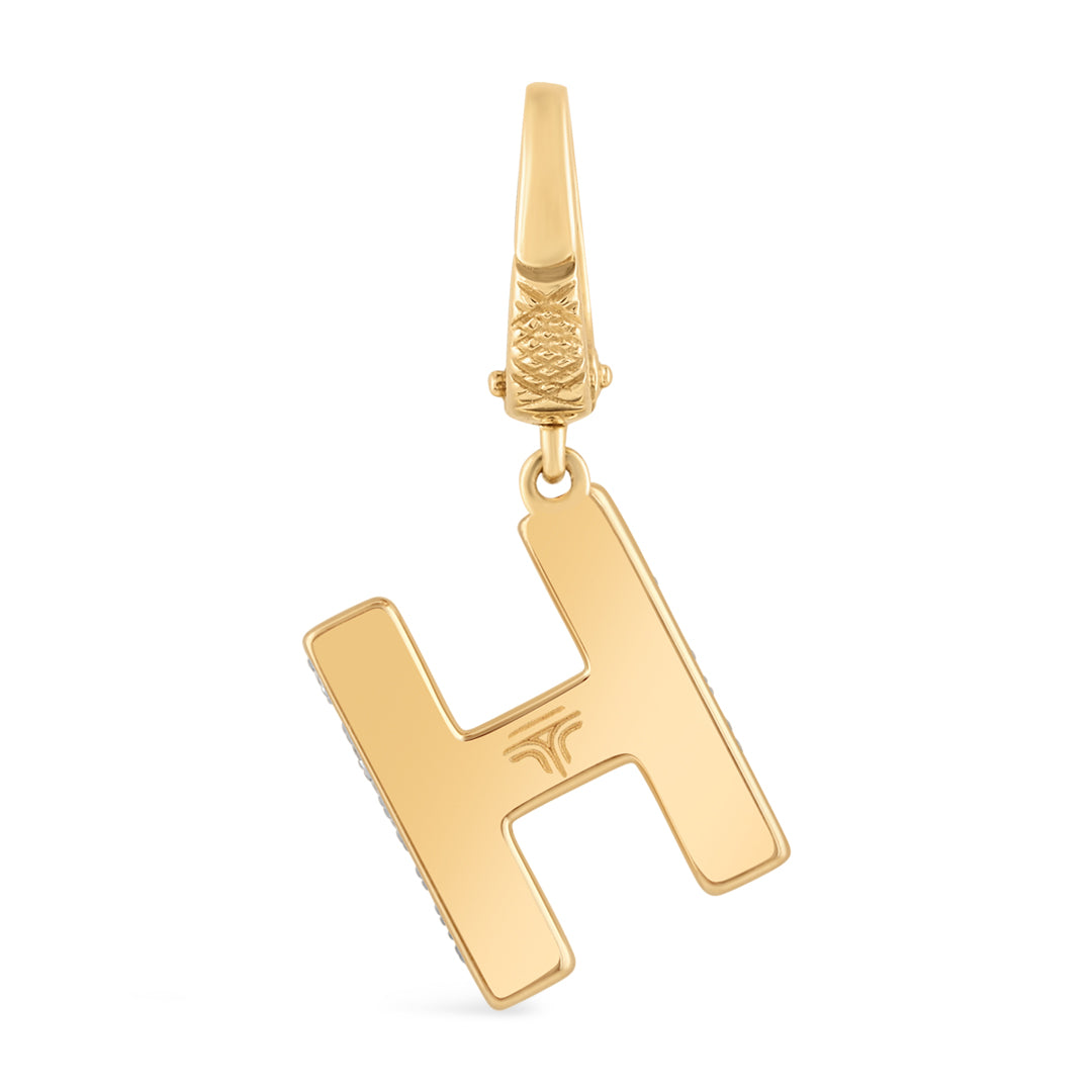 Mini Alphabet Charm - Yellow Gold