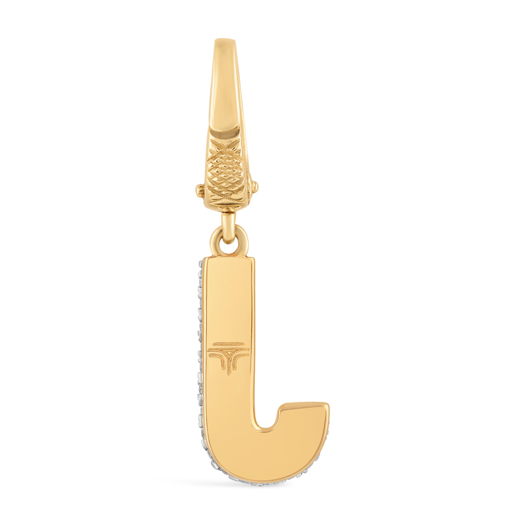 Mini Alphabet Charm - Yellow Gold