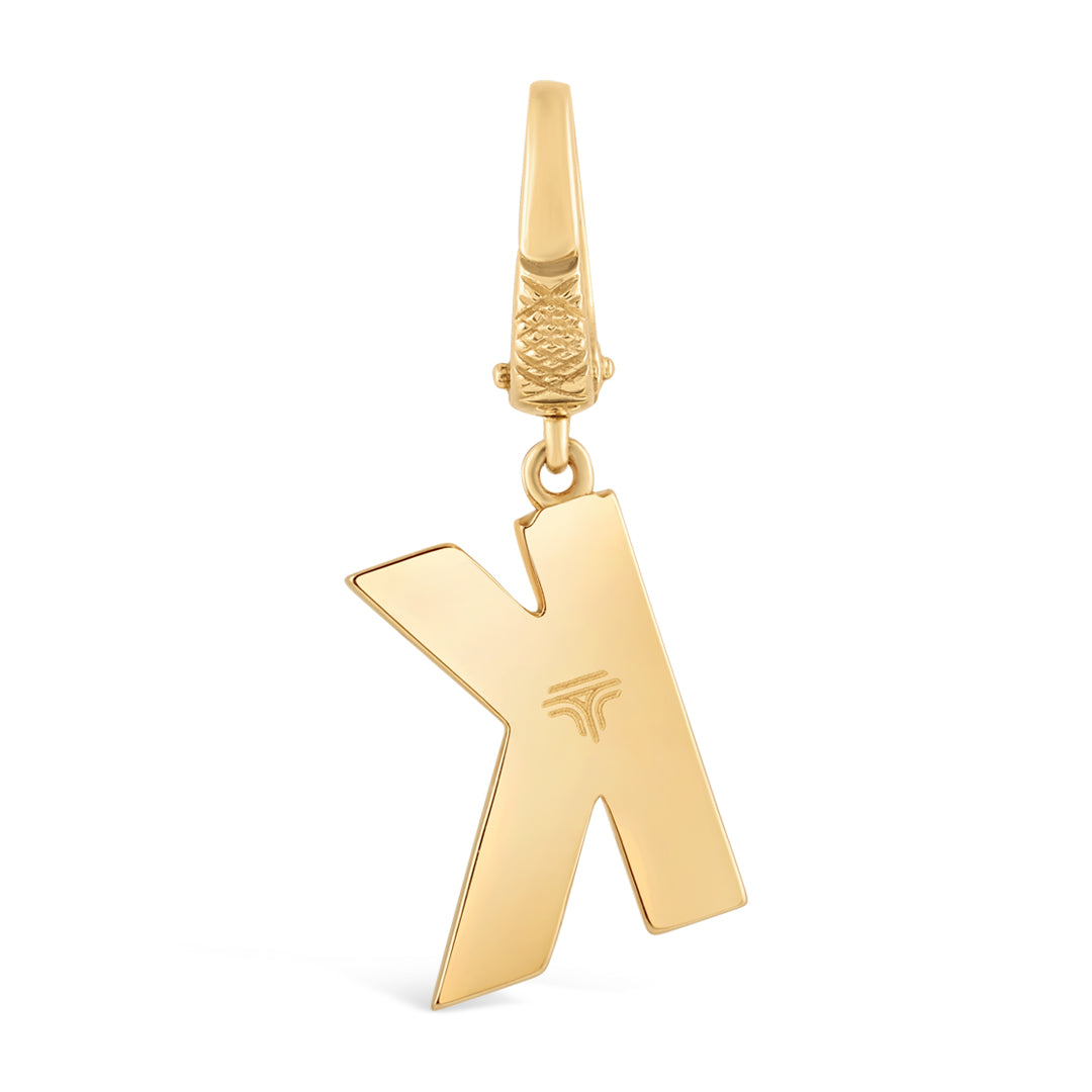 Mini Alphabet Charm - Yellow Gold