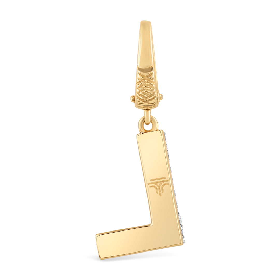 Mini Alphabet Charm - Yellow Gold