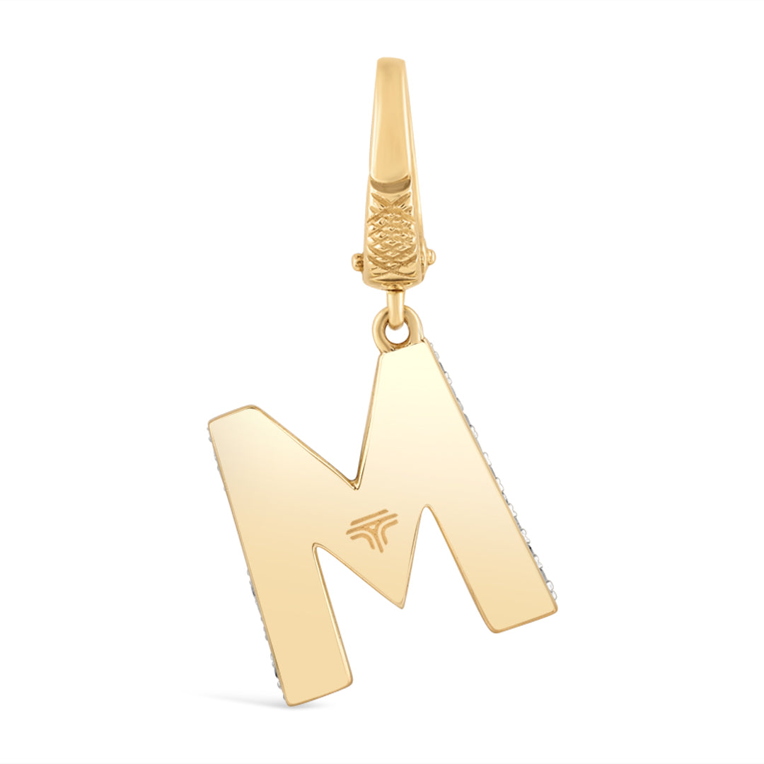 Mini Alphabet Charm - Yellow Gold