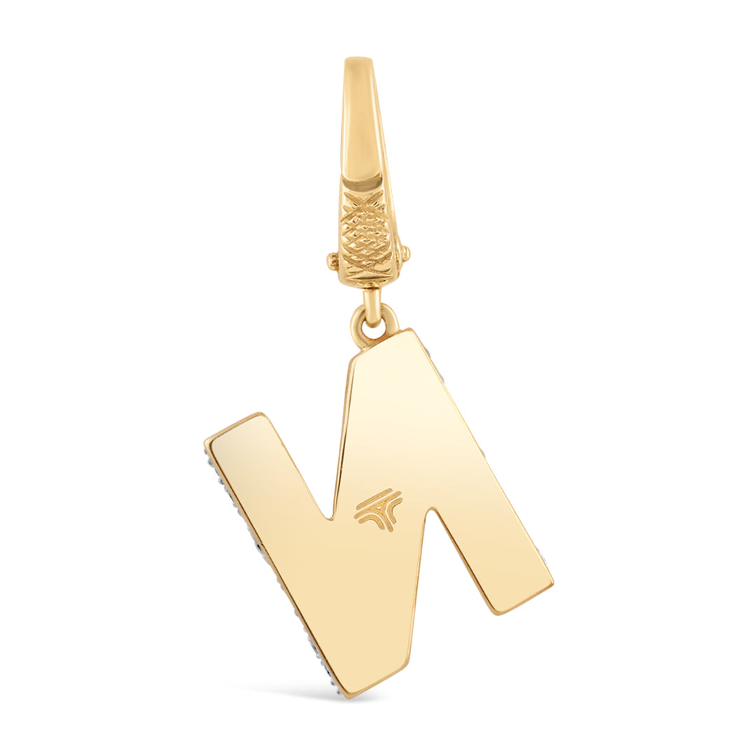 Mini Alphabet Charm - Yellow Gold