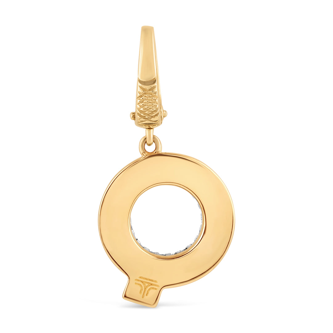 Mini Alphabet Charm - Yellow Gold