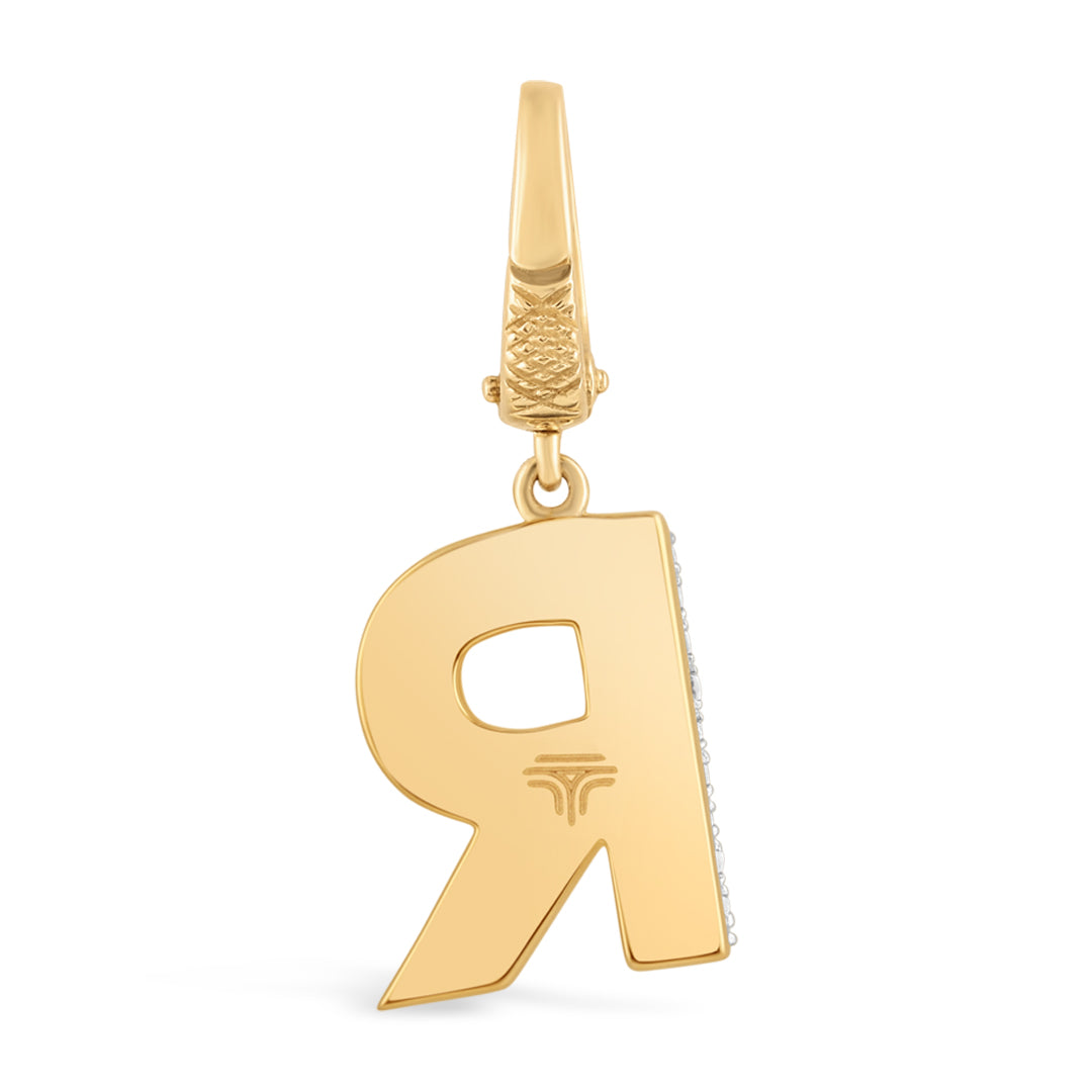 Mini Alphabet Charm - Yellow Gold