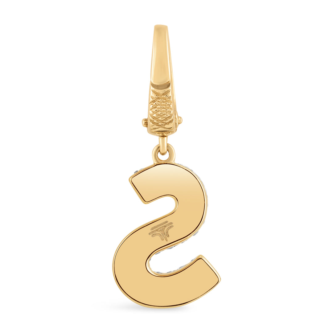 Mini Alphabet Charm - Yellow Gold