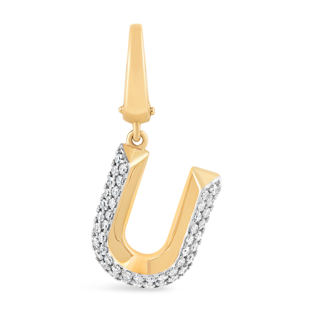 Mini Alphabet Charm - Yellow Gold