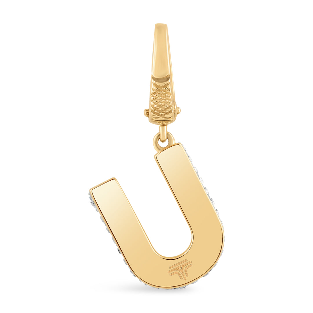 Mini Alphabet Charm - Yellow Gold