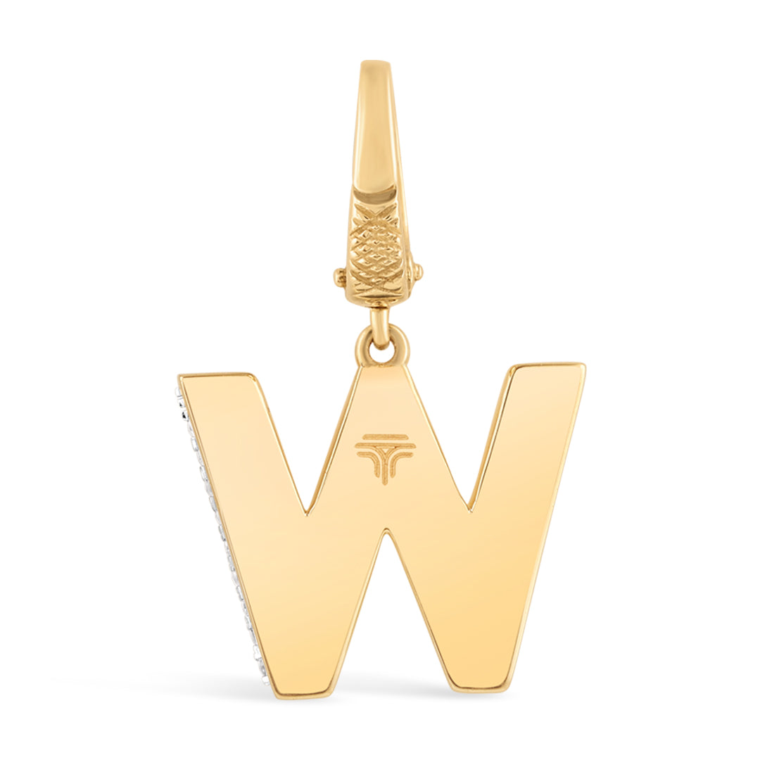 Mini Alphabet Charm - Yellow Gold