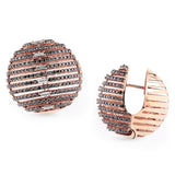 The Deco Studs - Diamond Grid