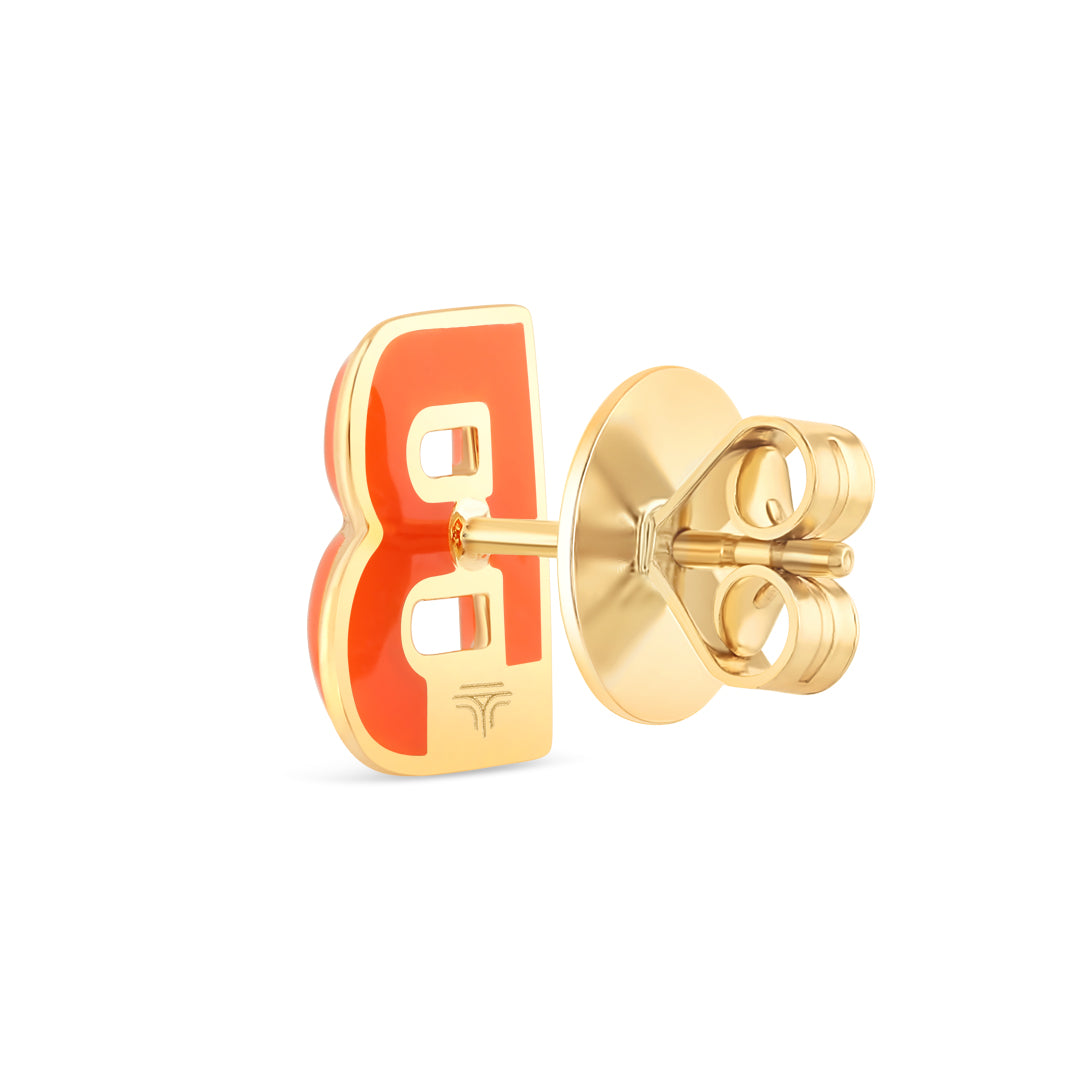 Alphabet Studs - Red