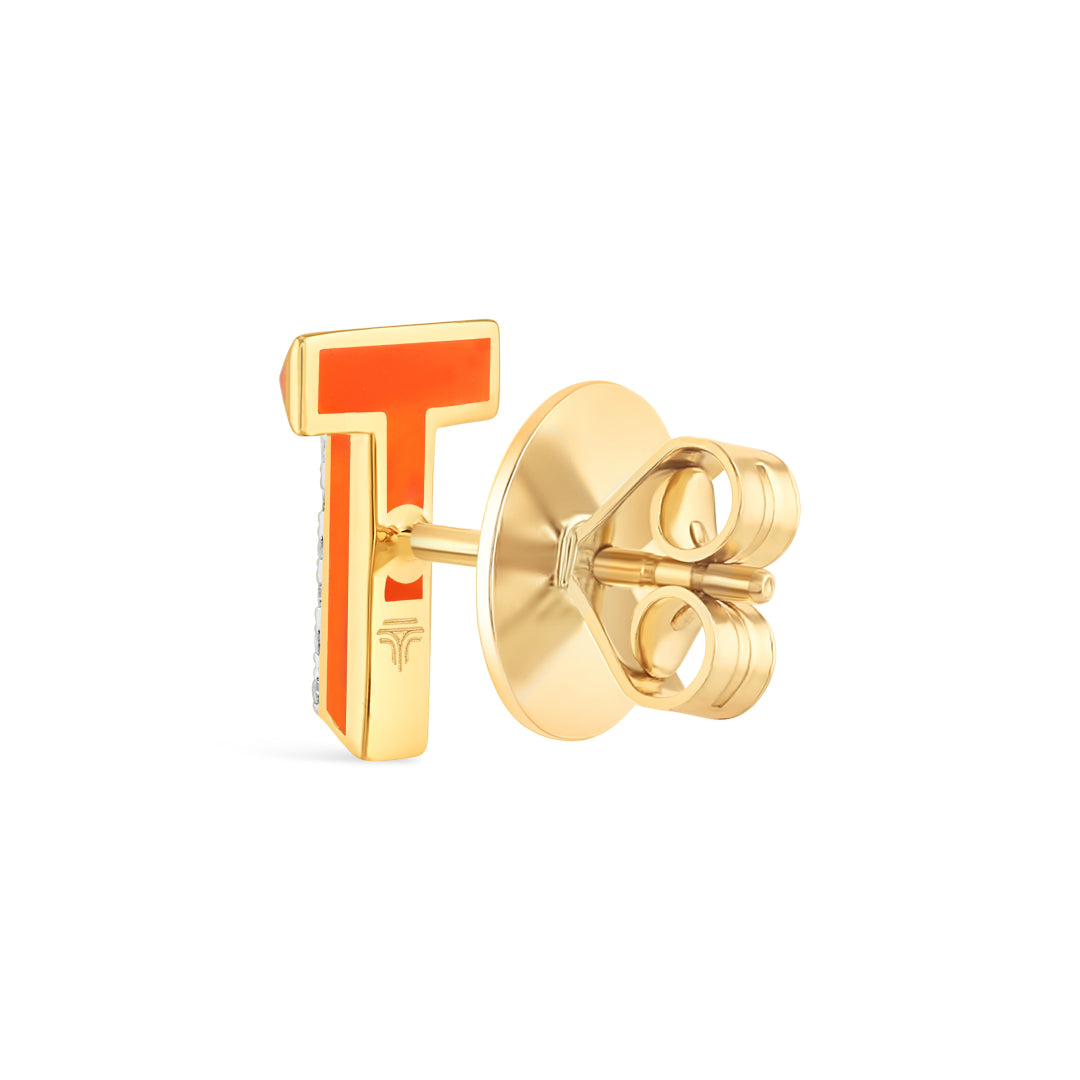 Alphabet Studs - Red