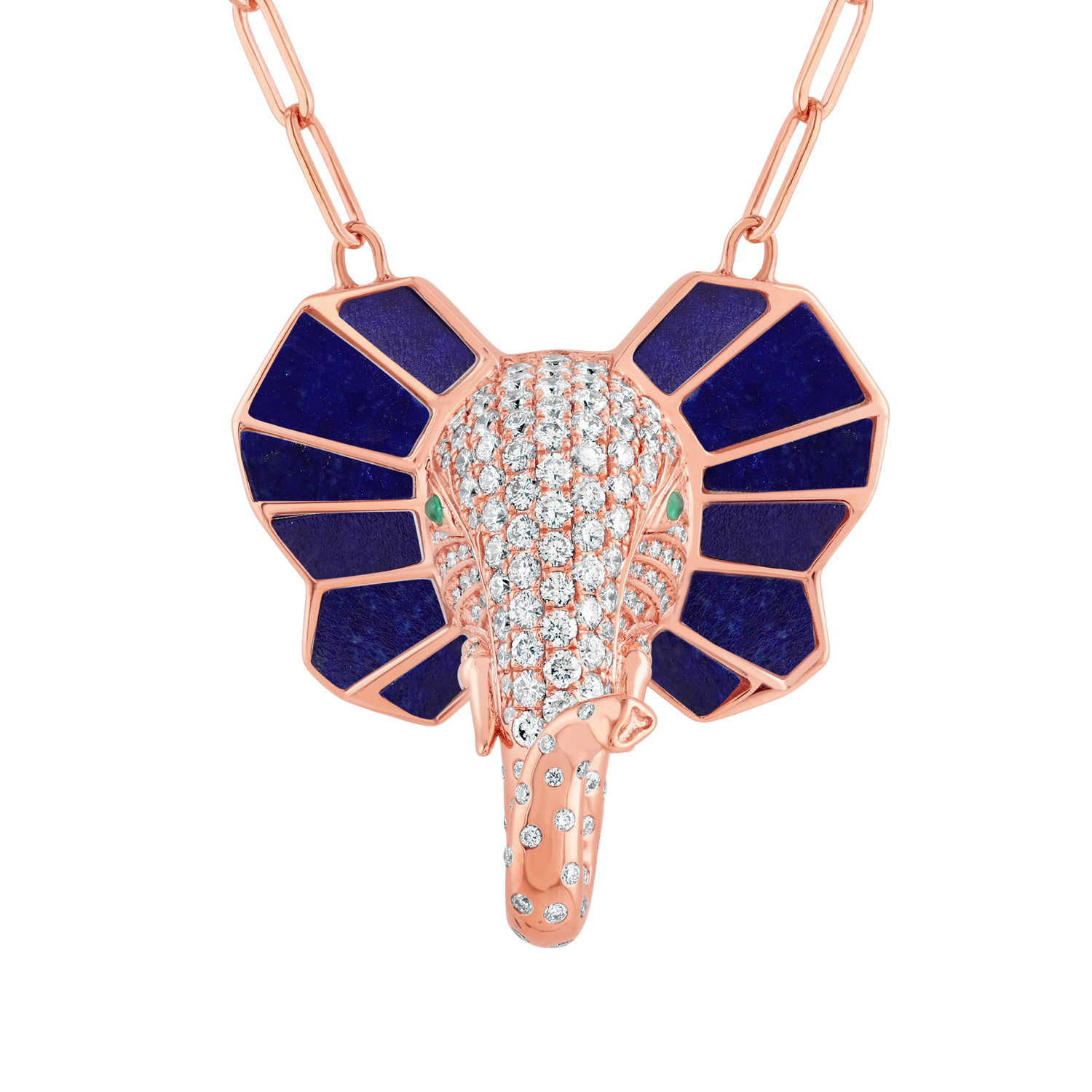 The Tusker Pendant: Lapiz Lazuli