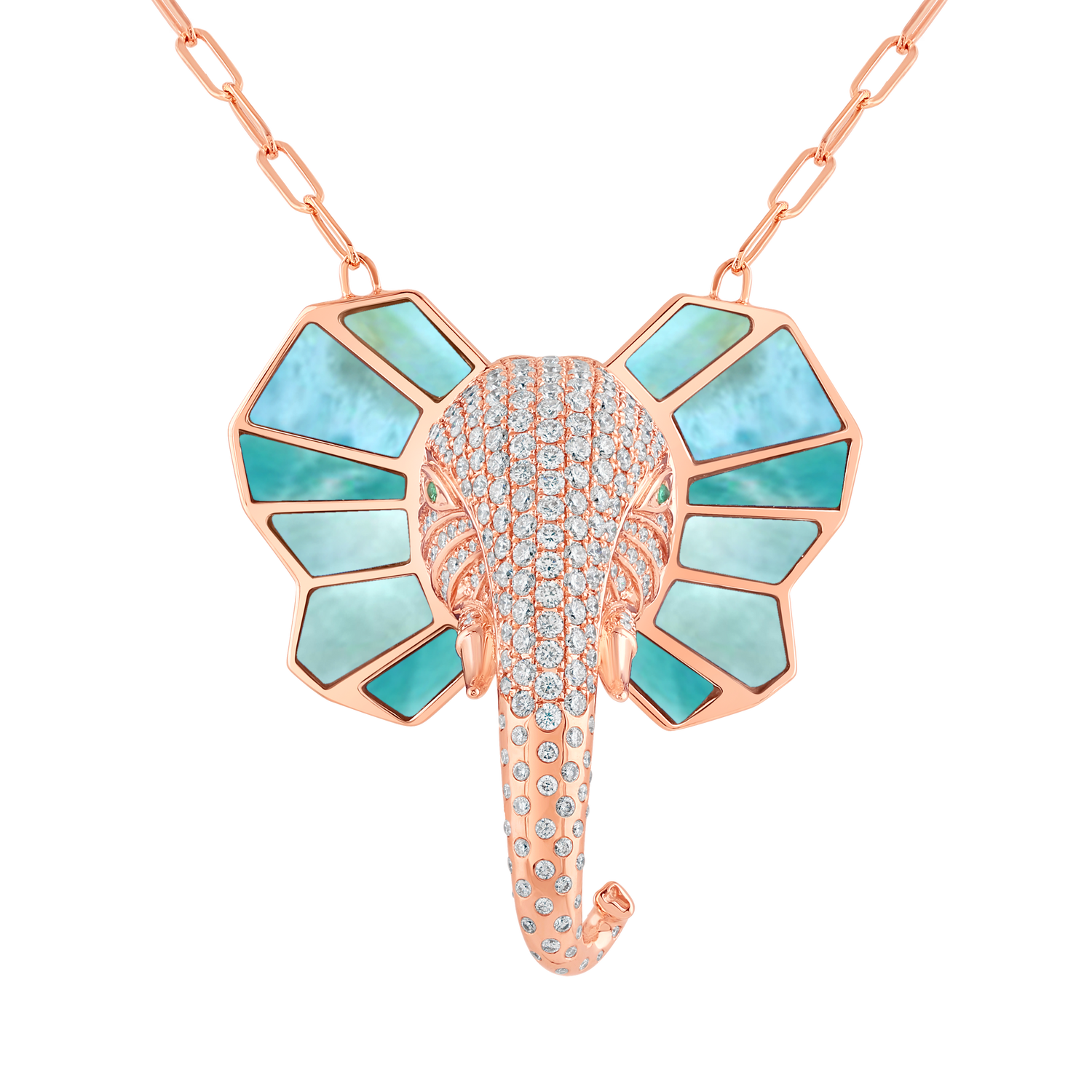 The Tusker Pendant: Larimar