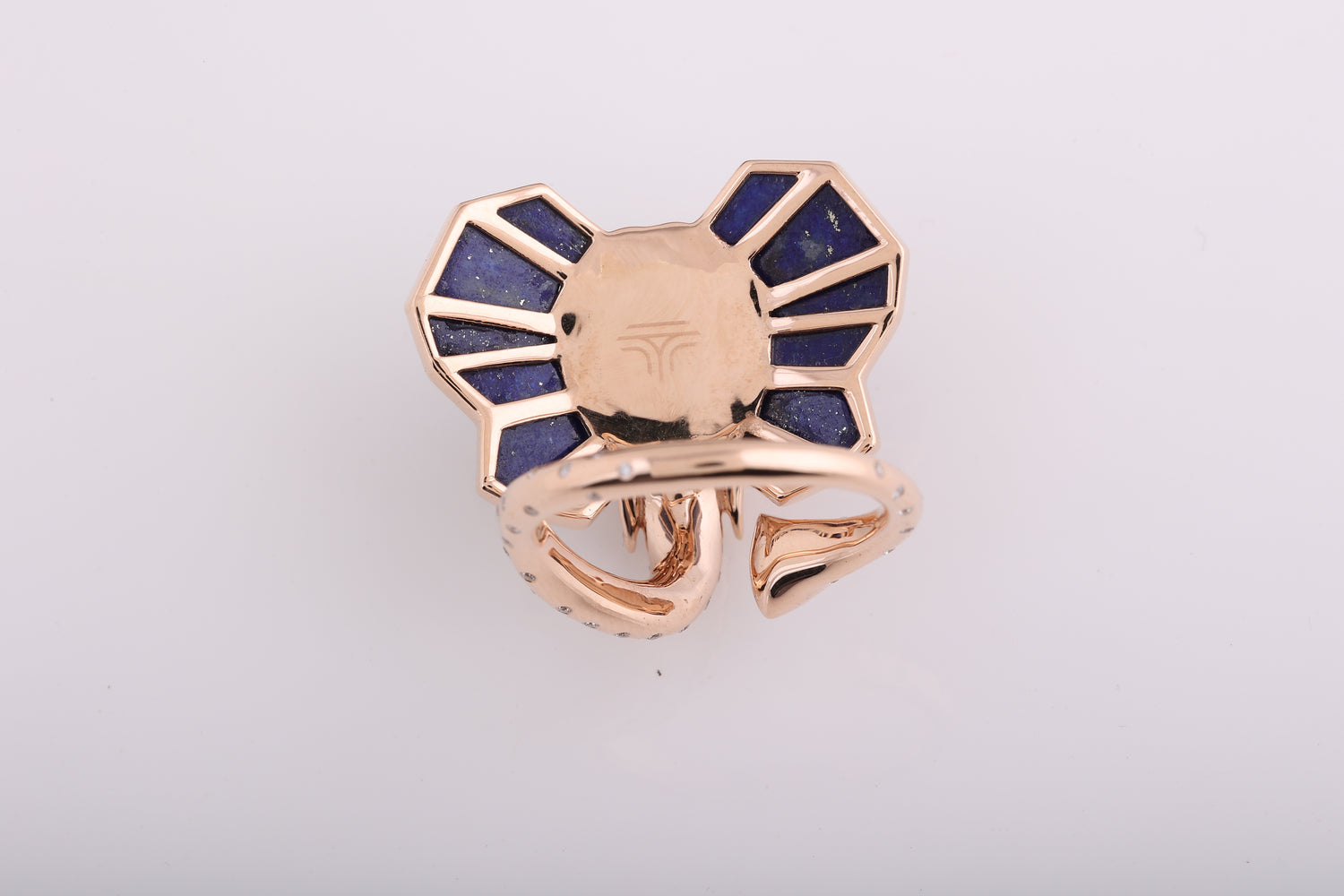 The Wrap Around Tusker Ring - Lapiz Lazuli